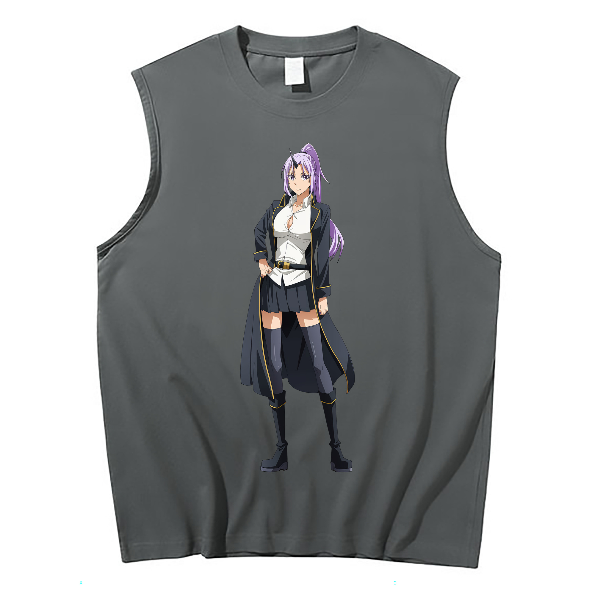 （画像用） 転スラ Regarding Reincarnated to Slime コットン100％タンクトップ（フロントプリント）
